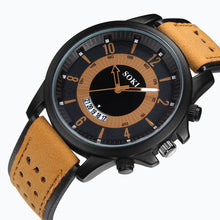 Load image into Gallery viewer, Men Military watch Fashion Big Dial Calendar Scrub Belt