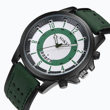 Load image into Gallery viewer, Men Military watch Fashion Big Dial Calendar Scrub Belt