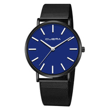 Load image into Gallery viewer, NEW Black GENEVA Watch Stainless Steel Strap men Dress