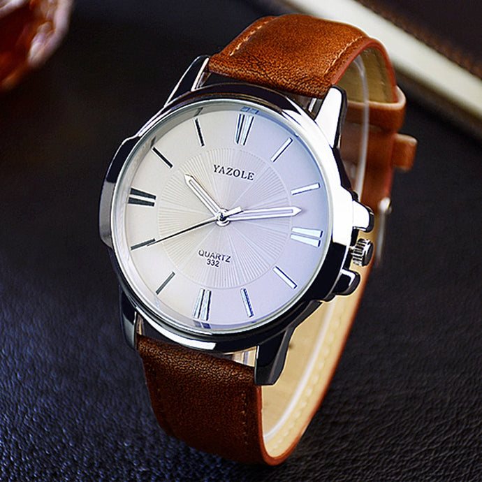 2019 Wristwatch Male Clock Yazole Quartz Watch Men